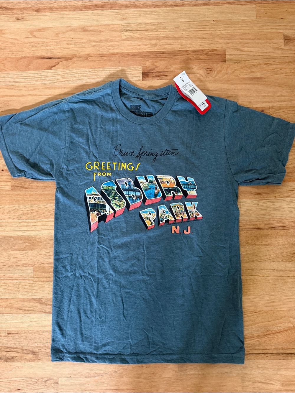BRUCE SPRINGSTEEN Asbury Park Concert Band Tee T Shirt Small live Nation NJ